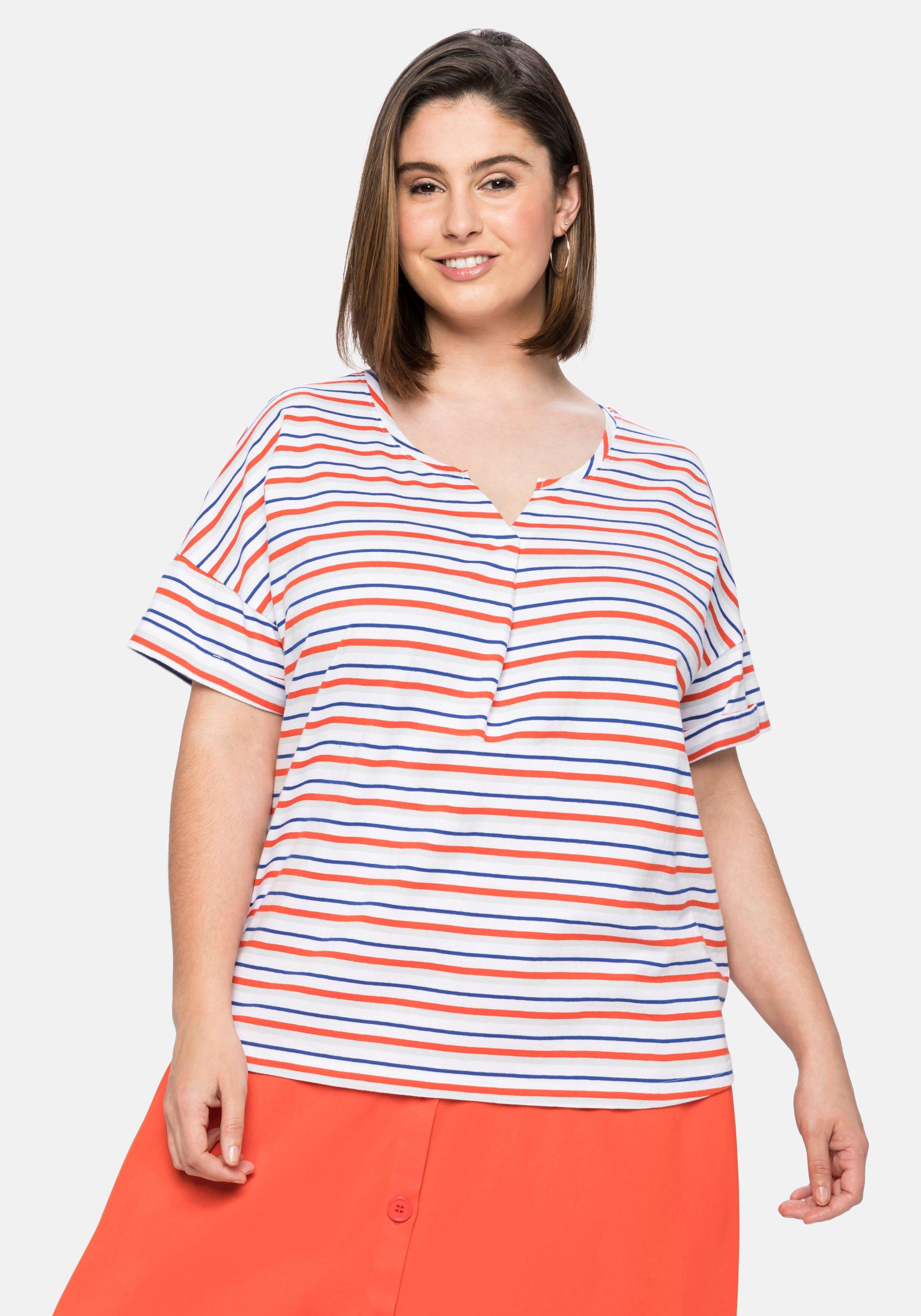 Shirt mit garngefärbten Ringeln