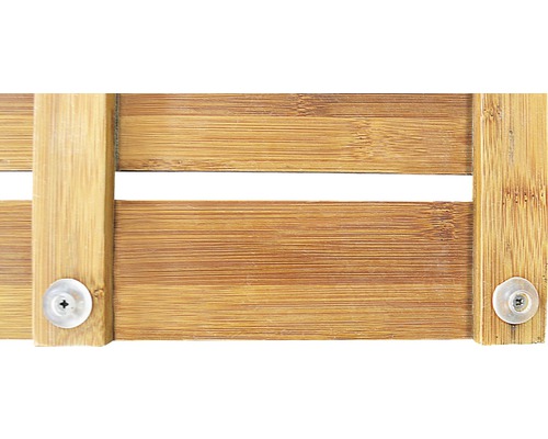 Houten vloerkleed RIDDER bamboe 52 x 52 cm