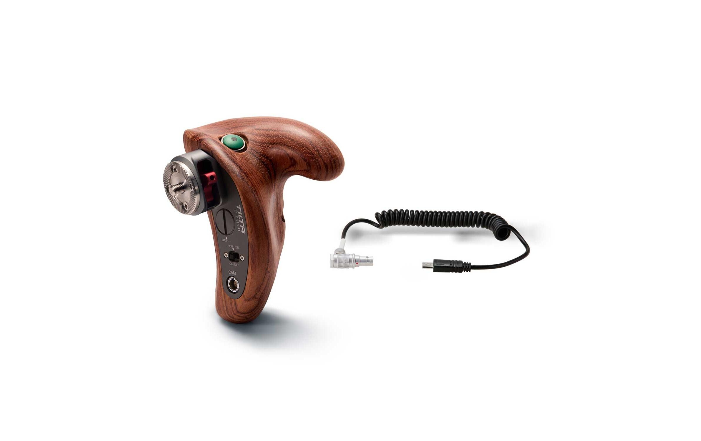 TT-0511-R-A7 Rechter Holzgriff 2.0<br>Rechter Holzgriff 2.0, mit R/S-Taste, Sony A7/A9 Serie