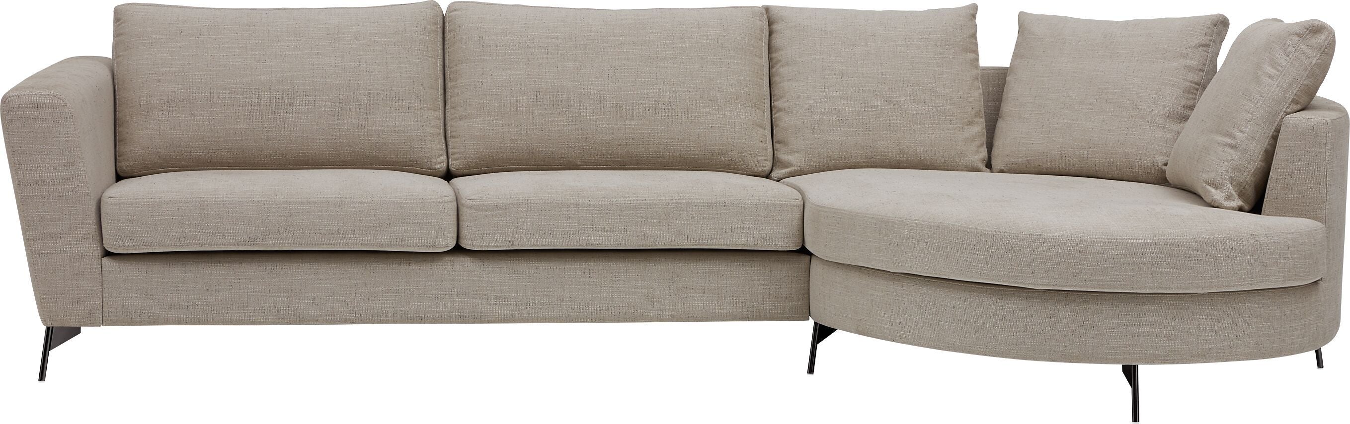 DIENER B St Brescia Ecksofa.r, beige - Beige / B: 309.0 cm x T: 148.0 cm x H: 81.0 cm