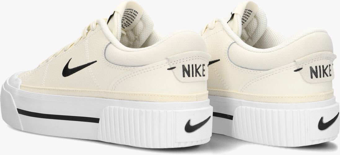 NIKE ecru nike lage sneakers court lagacy lift