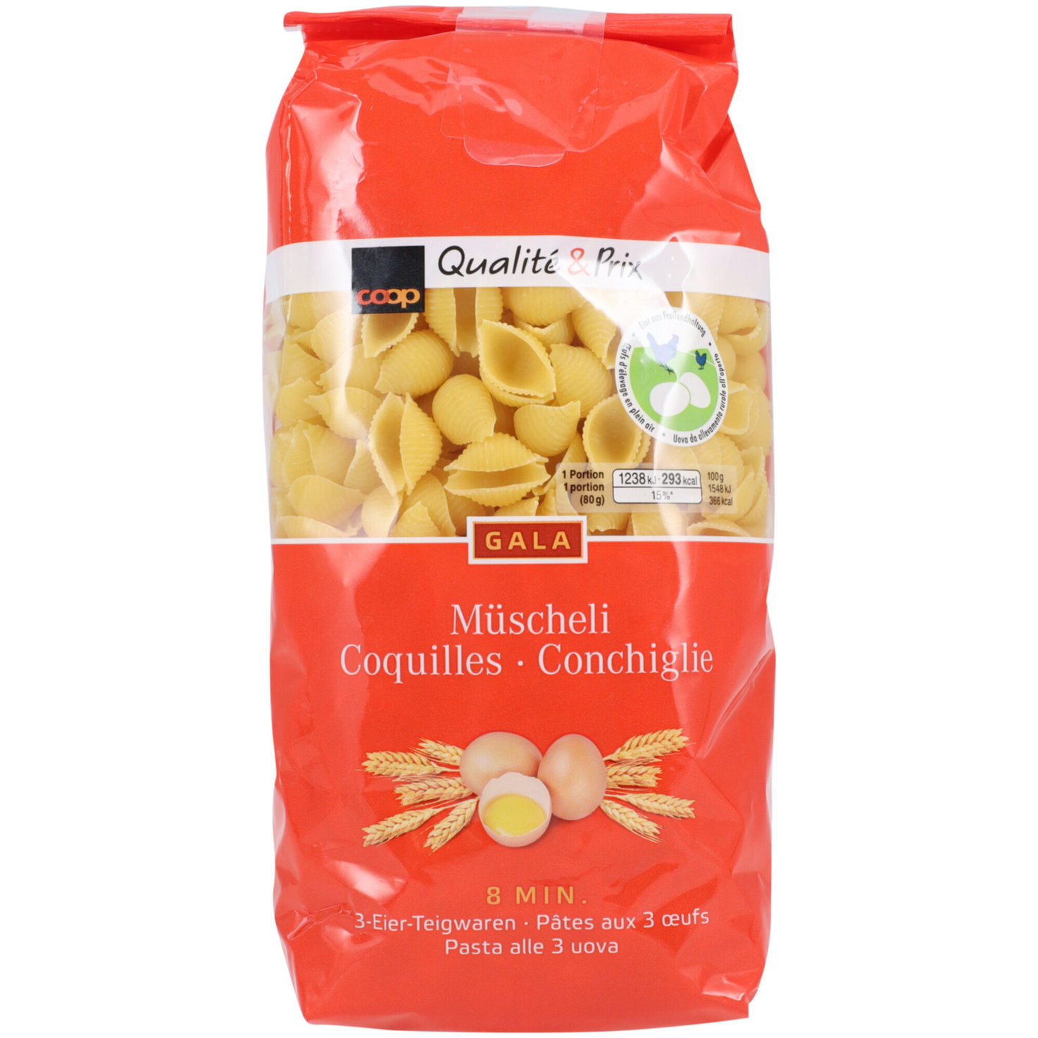 Gala 3-Eier Müscheli