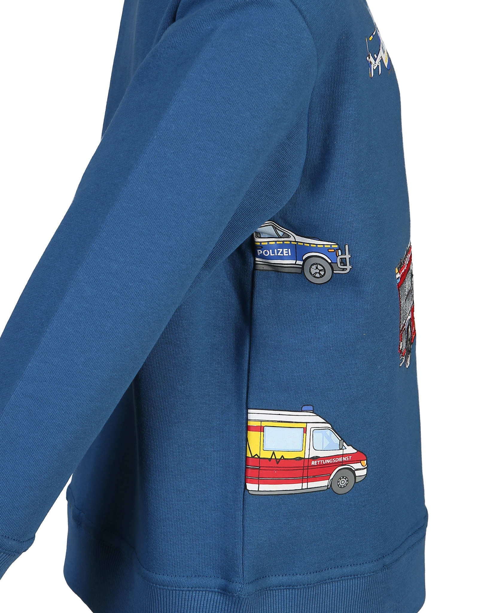 Sweatshirt FAHRZEUGE in mittelblau
