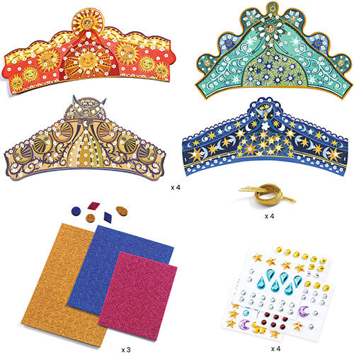 Djeco knutselset diy mozaïek diademen
