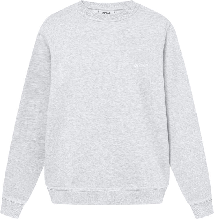 Bareen CLASSIC CREWNECK - CLOUDY GREY Cloudy grey