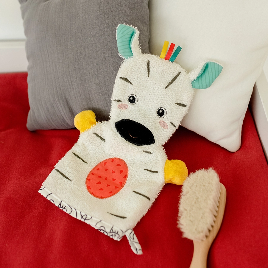 fehn®  Waschhandschuhe Zebra