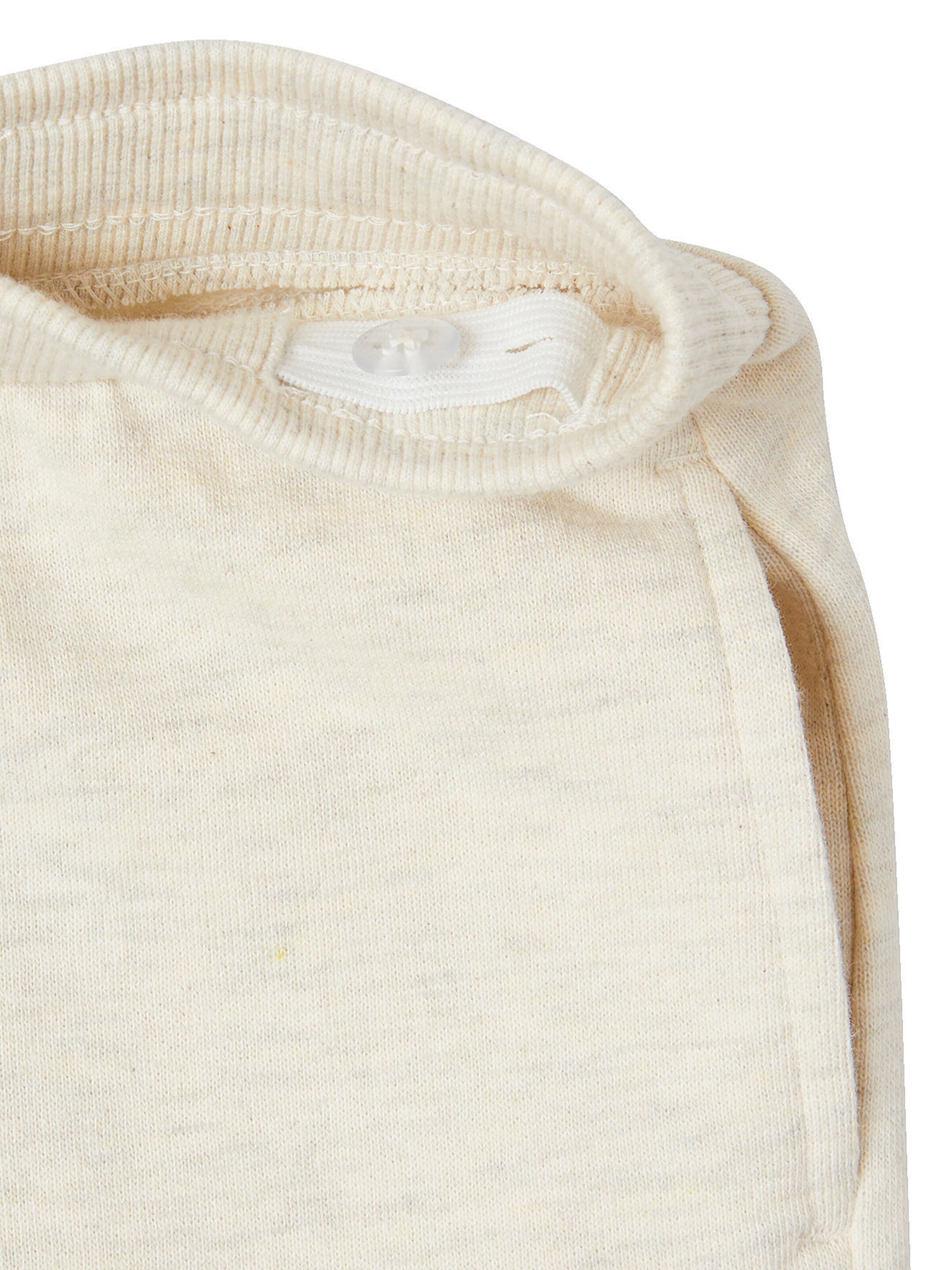 Vertbaudet 2er-Pack Jungen Sweat-Shorts BASIC, Bundweite verstellbar grün+hellbeige meliert