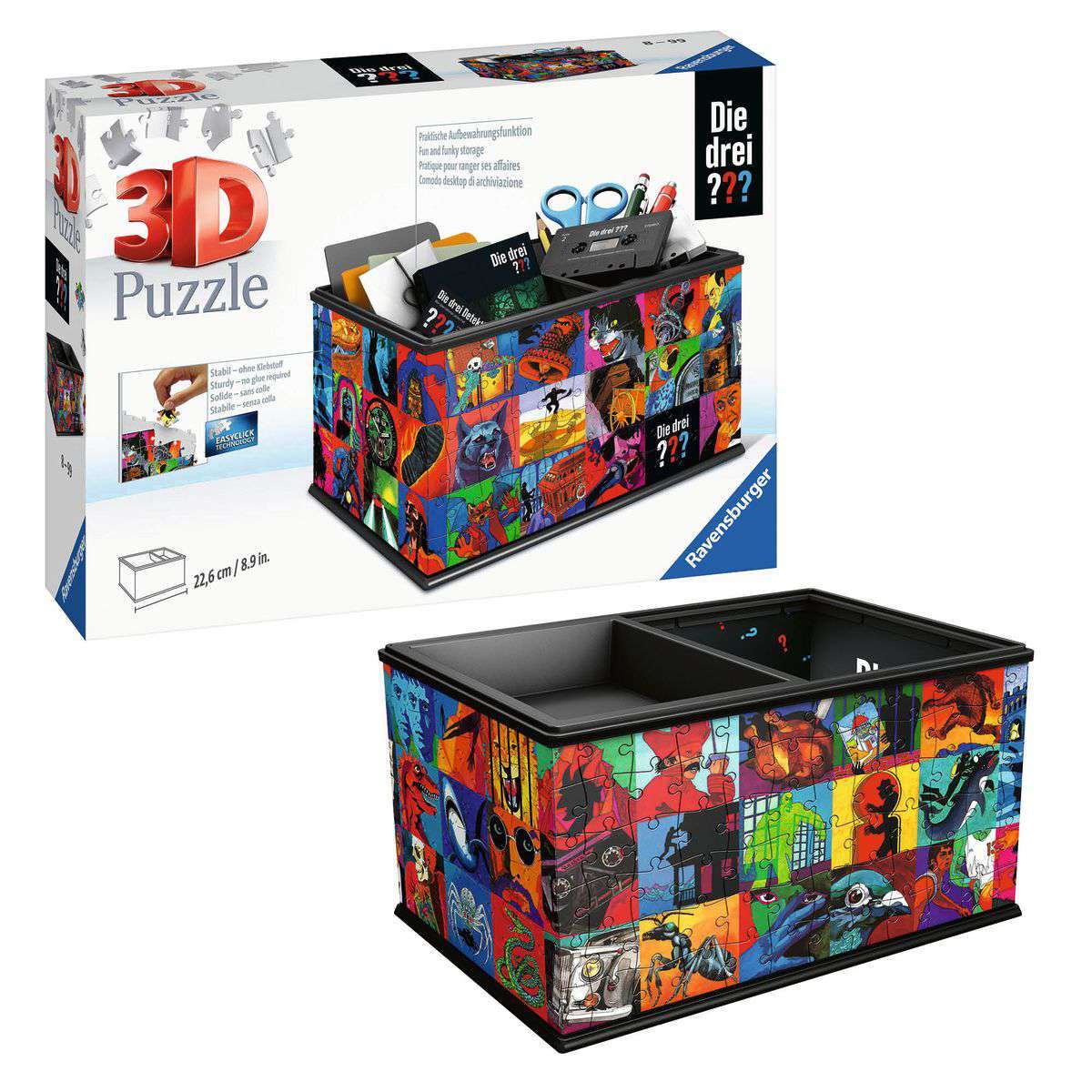 Ravensburger Spiel Aufbewahrungsbox Die drei ???