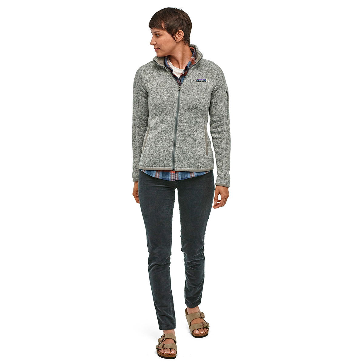 Patagonia Better Sweater fleecejakke, dame (Birck White)