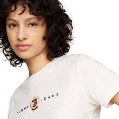Tee-shirt à manches courtes femme Reg Crest Linear TOMMY HILFIGER