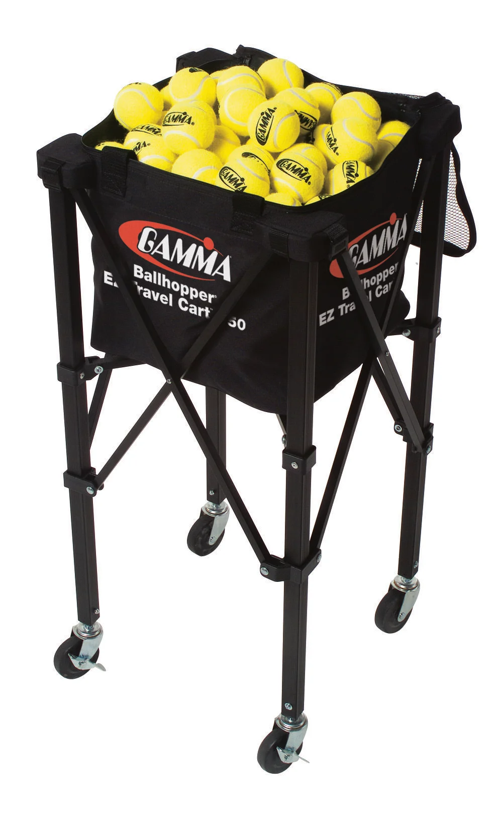 Gamma EZ Travel Cart 150 Chariot À Balles Avec Roulettes - Noir