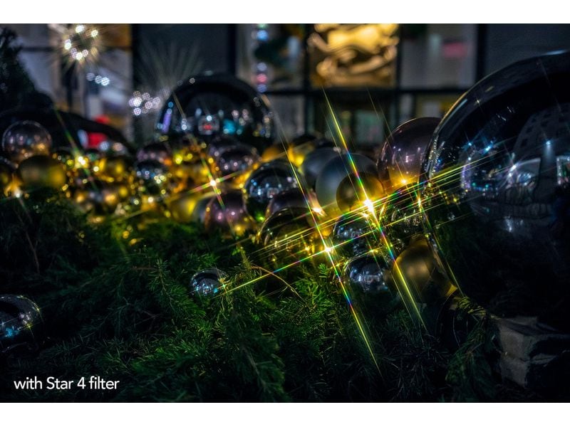 Hoya Objektivfilter Star 4X – 77 mm Filter zur Erzeugung eines 4-Kreuz-Streulichteffekts