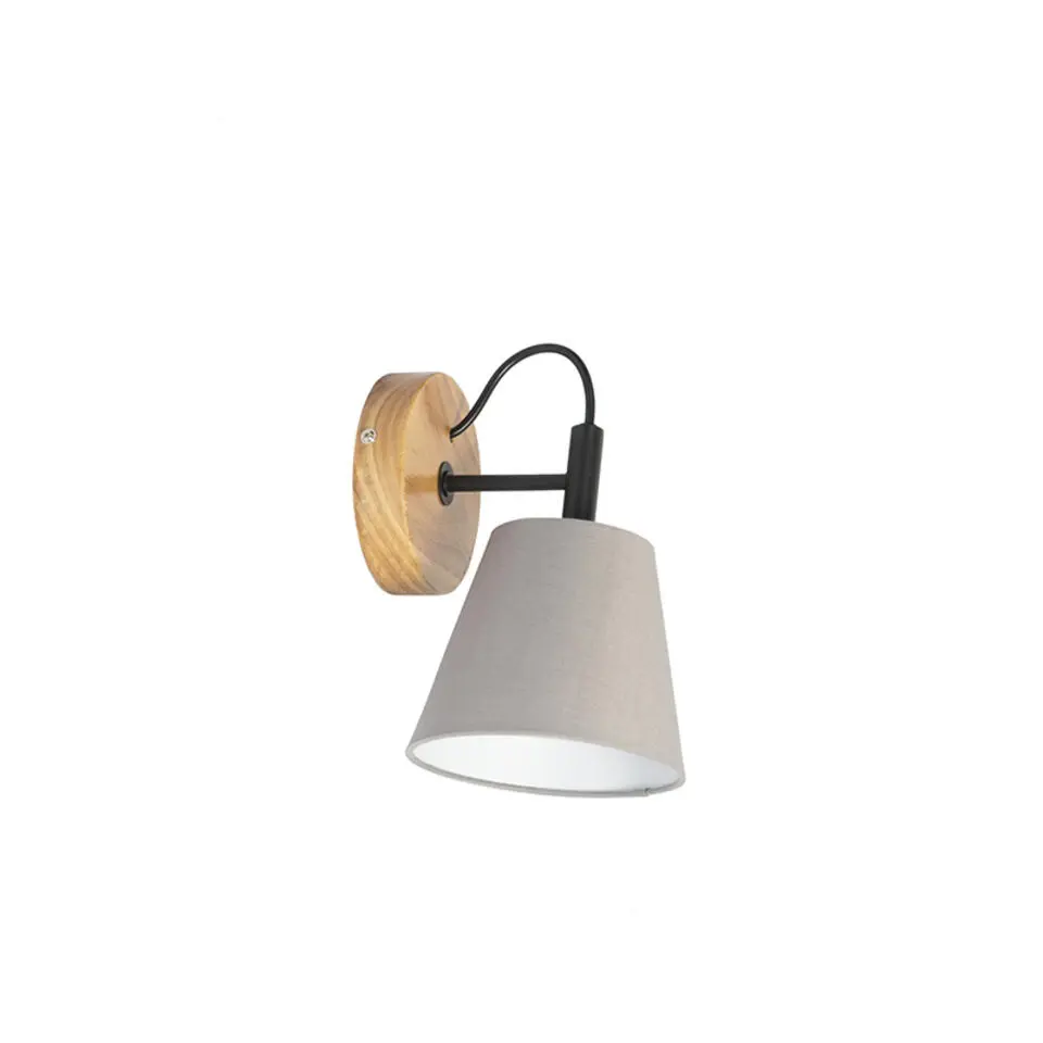 Qazqa wandlampen cupy grijs e14