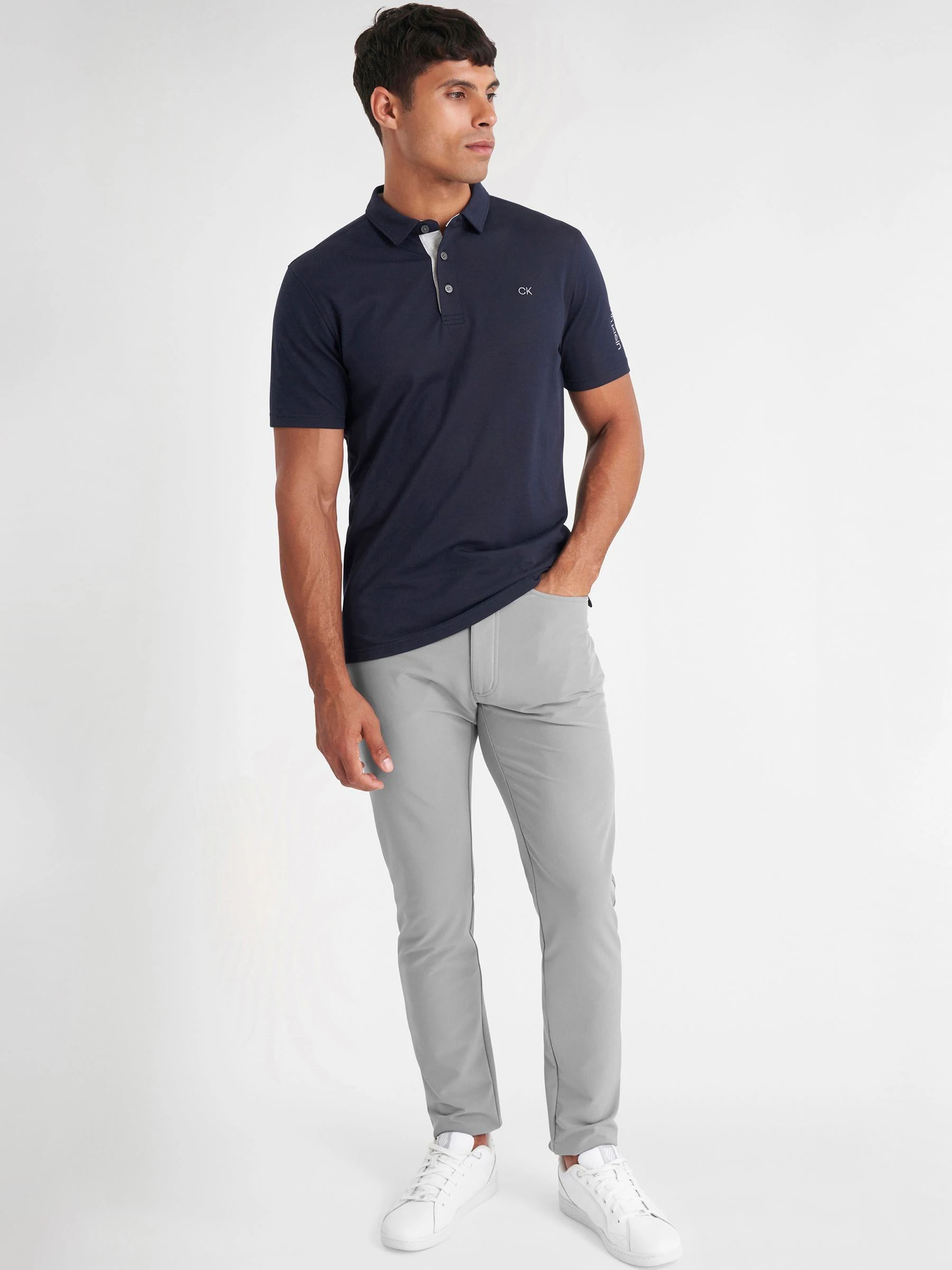 Donkerblauw - Calvin Klein Golf Uni poloshirt