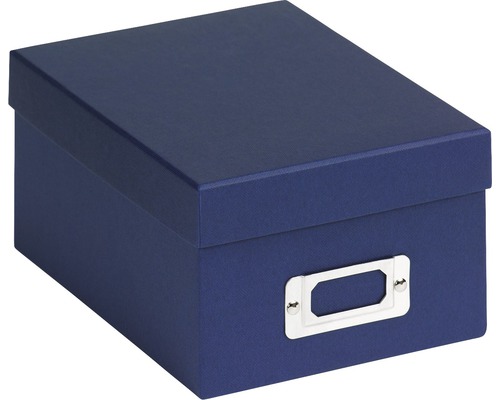 Leuke opbergdoos, blauw, 22x11x17 cm