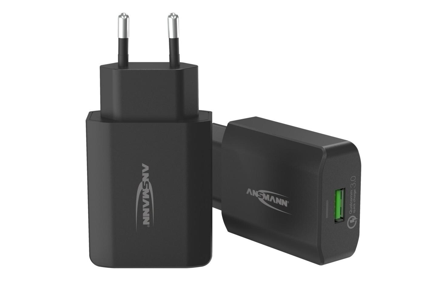 USB-Wandladegerät Home Charger 130Q, 18 W, SchwarzLeistungsstarker Indoor USB-Ladeadapter