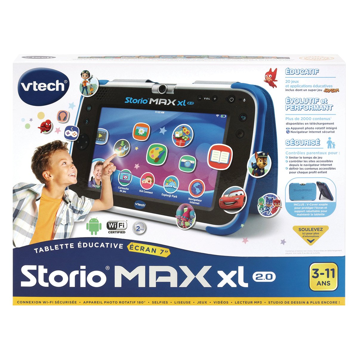 Tablette Storio Max XL 2.0 Bleue