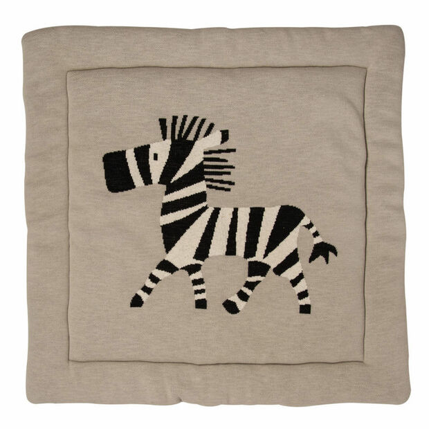 Tapis de jeu / parc TRICOT Zebra - QUAX