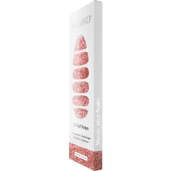 UV Gel Strip Glittery Rose