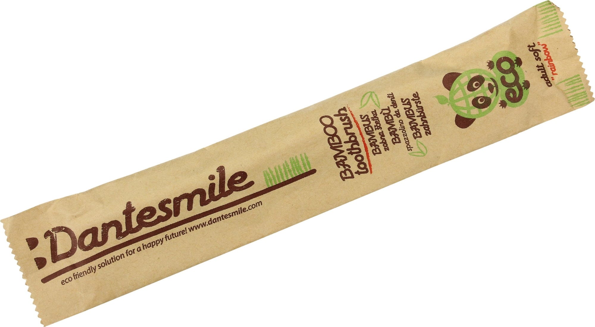 Dantesmile  Bambus Zahnbürste Erwachsene, Rainbow