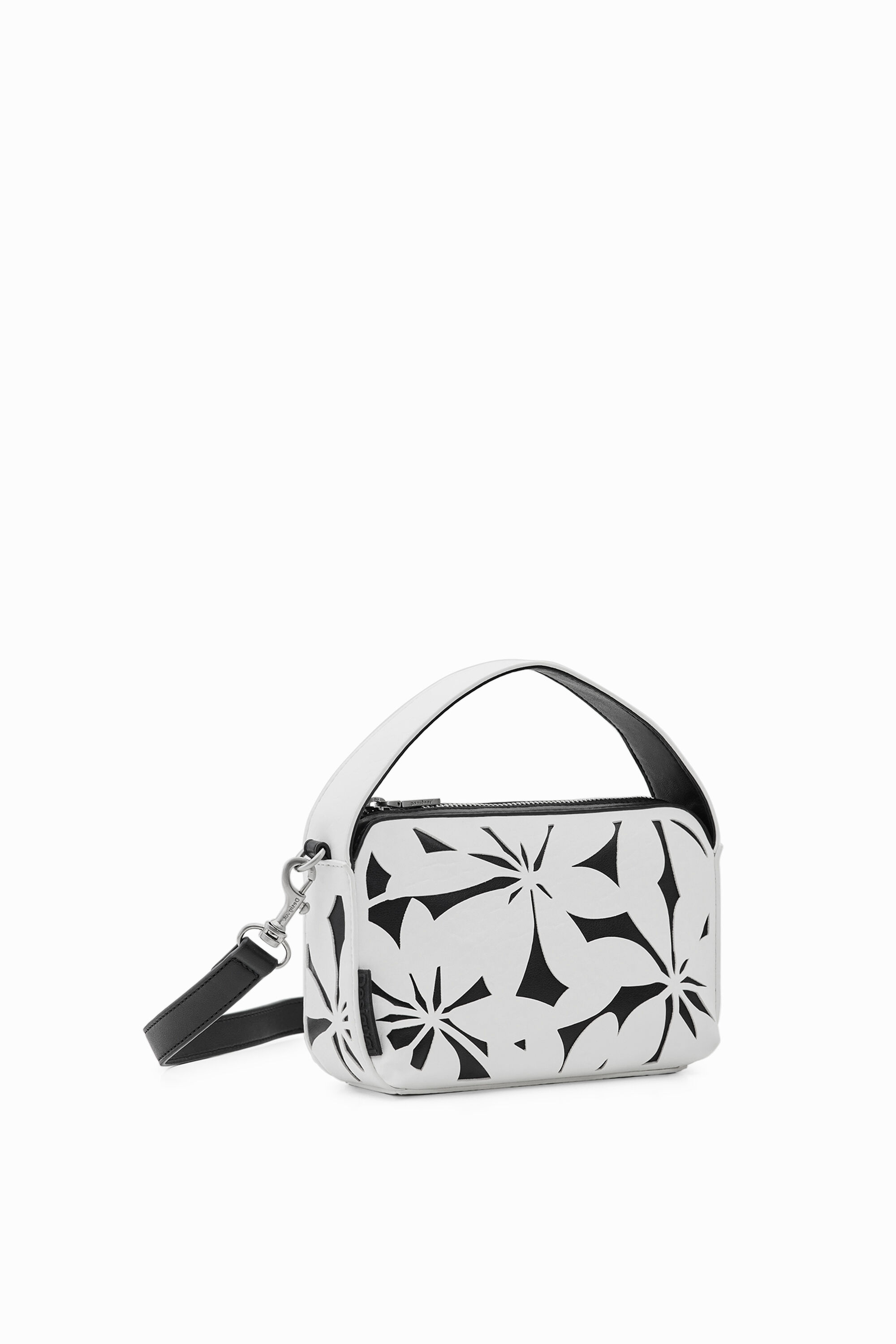 Mini sac fleurs estampées