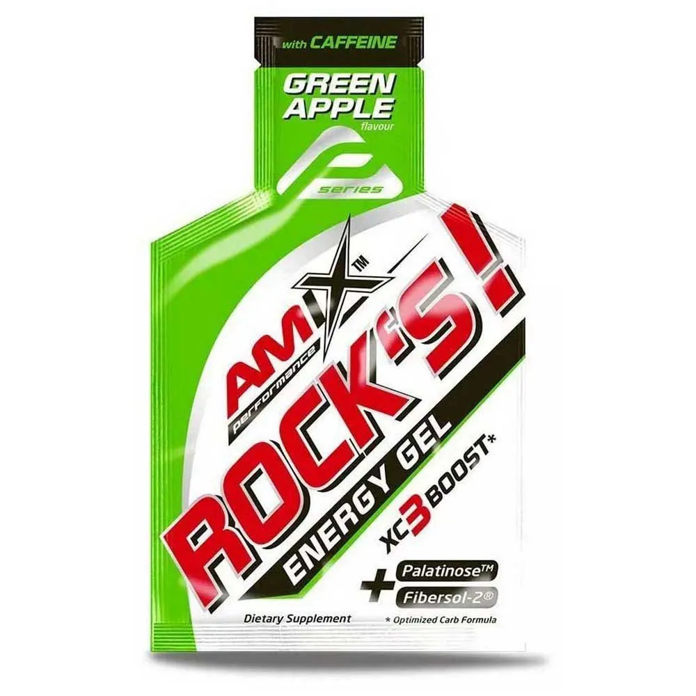 Gel energético Amix Rock sabor maçã verde 32g
