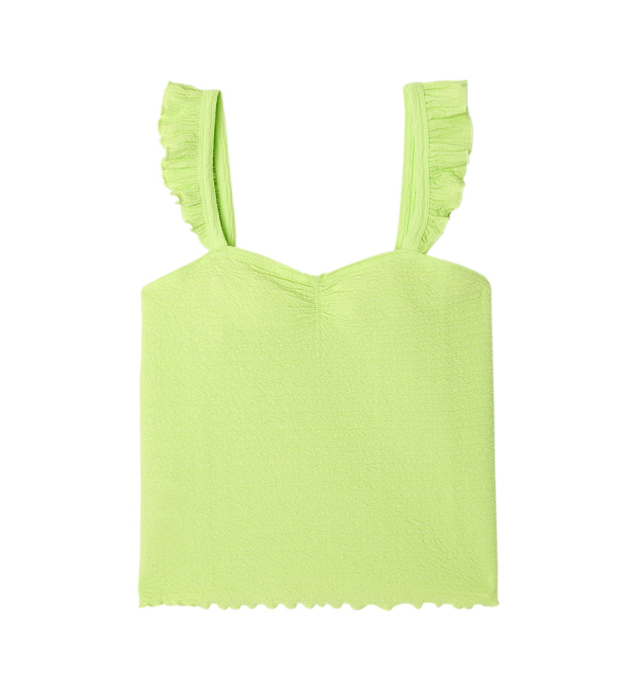 Débardeur à bretelles Femme - Vert anis