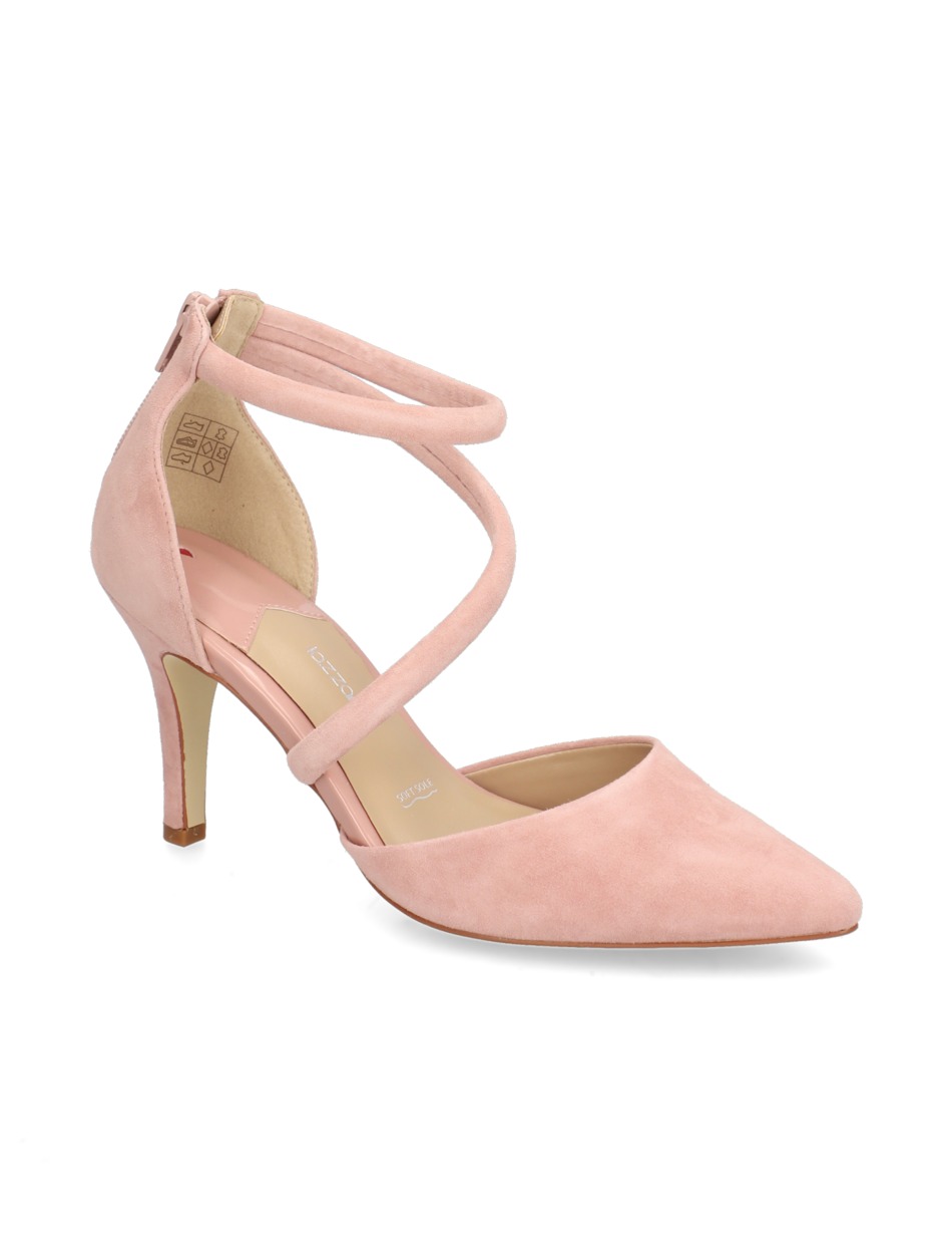Veloursleder Pumps