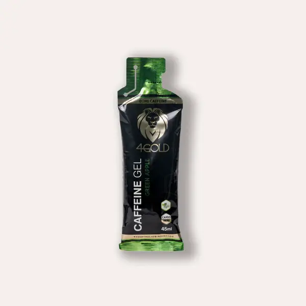 4GOLD Caffeine Sportgel Appel 6 Stuks