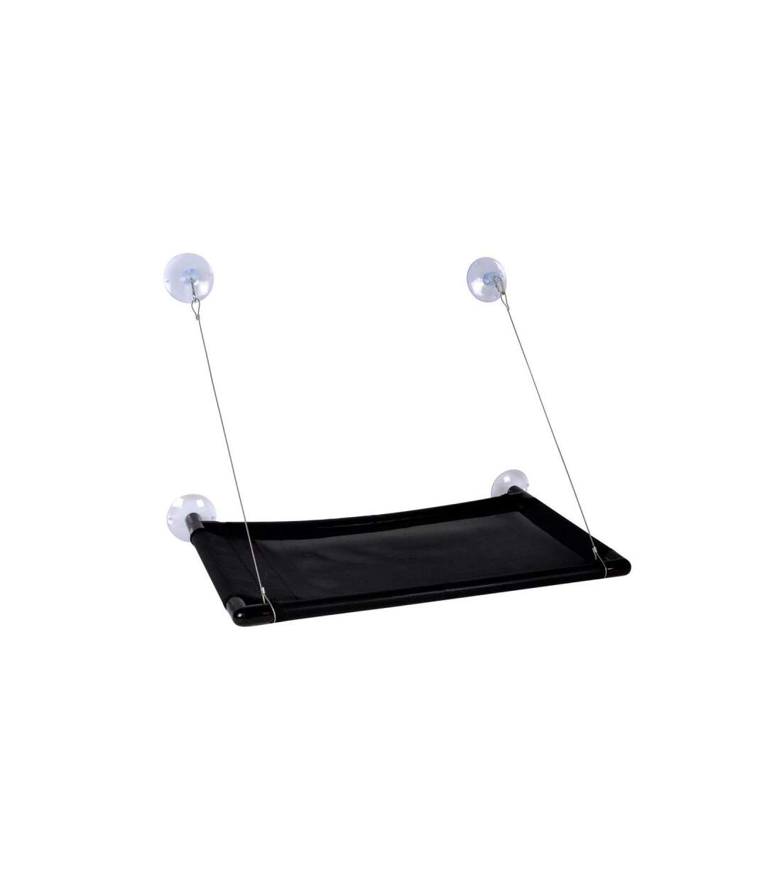 Paris Prix - Hamac De Fenêtre Pour Chat confort 66cm Noir