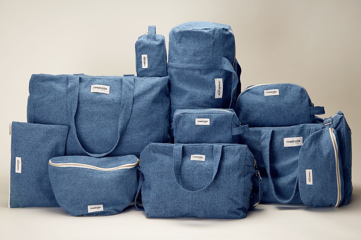 RIVER ROITE<br>Bolsa de tecido com alça de ombro SAUVAL THE CITY BAG
