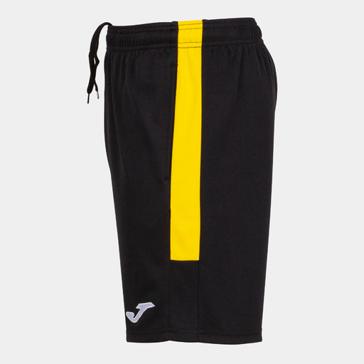 Joma Eco Championship Bermuda Preto Amarelo