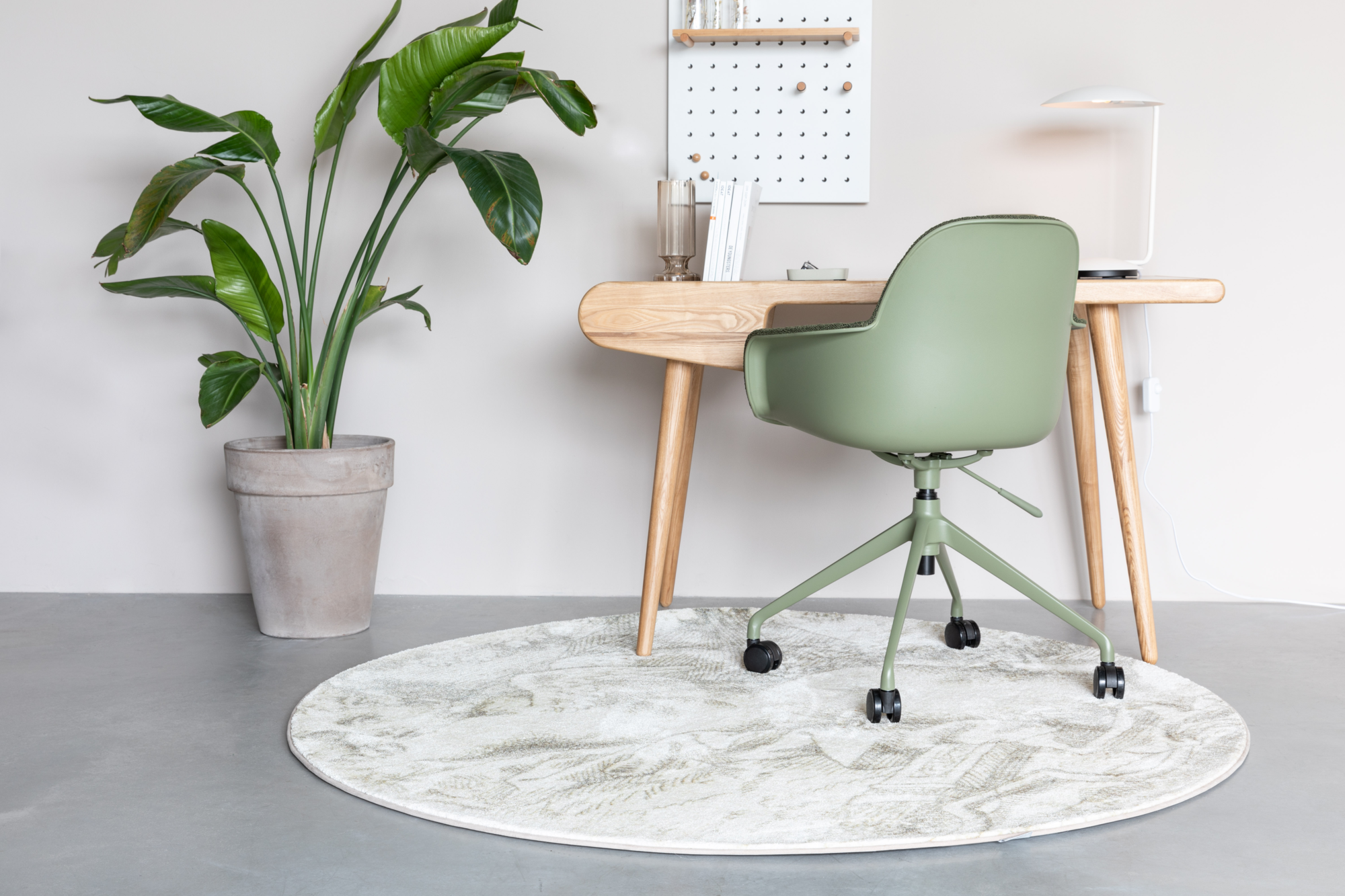 Bureaustoel Albert Kuip met armleuning taupe