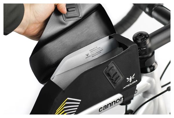 Sacoche de Cadre Apidura Racing Top Tube Pack 1L Noir