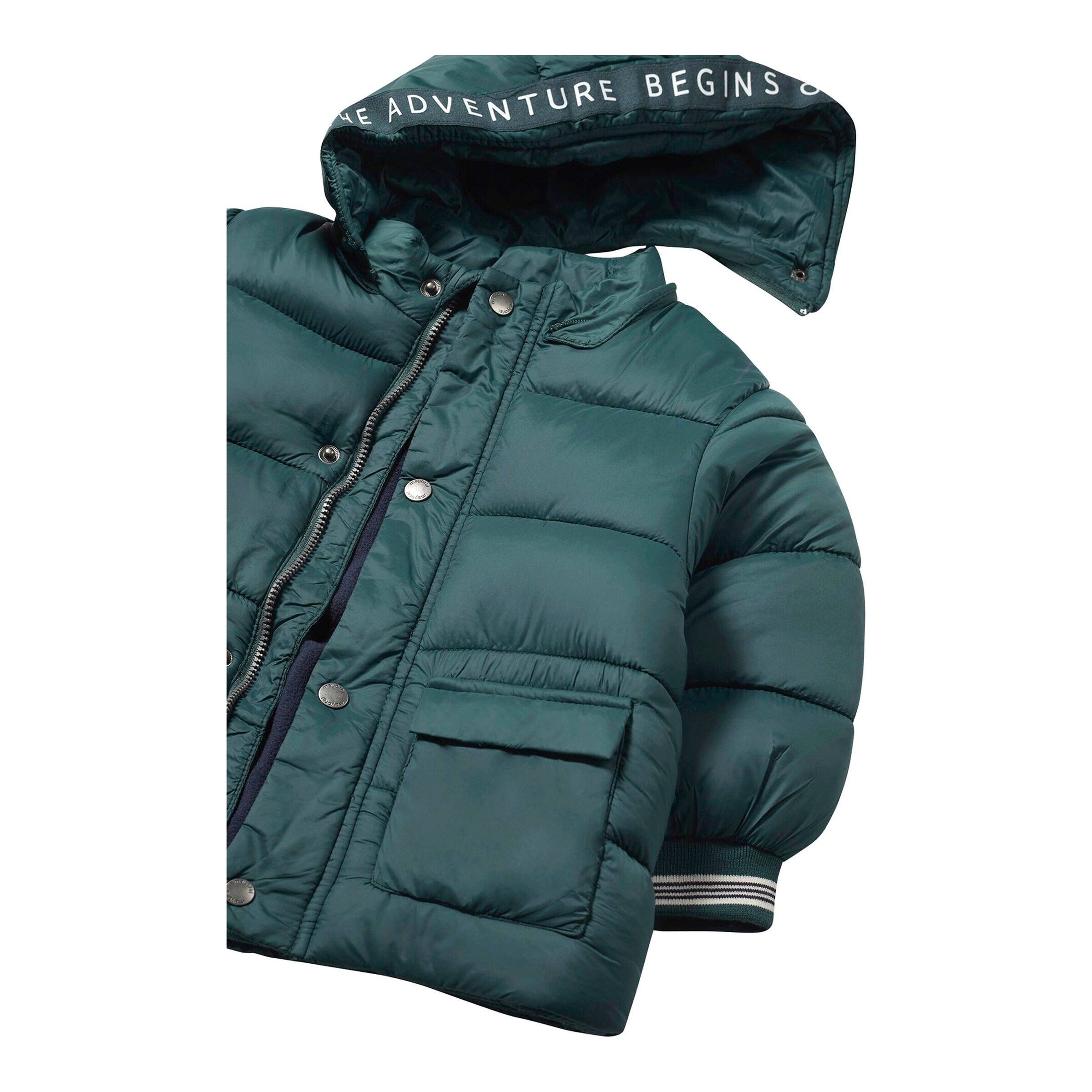 Mayoral Steppjacke mit Kapuze dunkelgrün