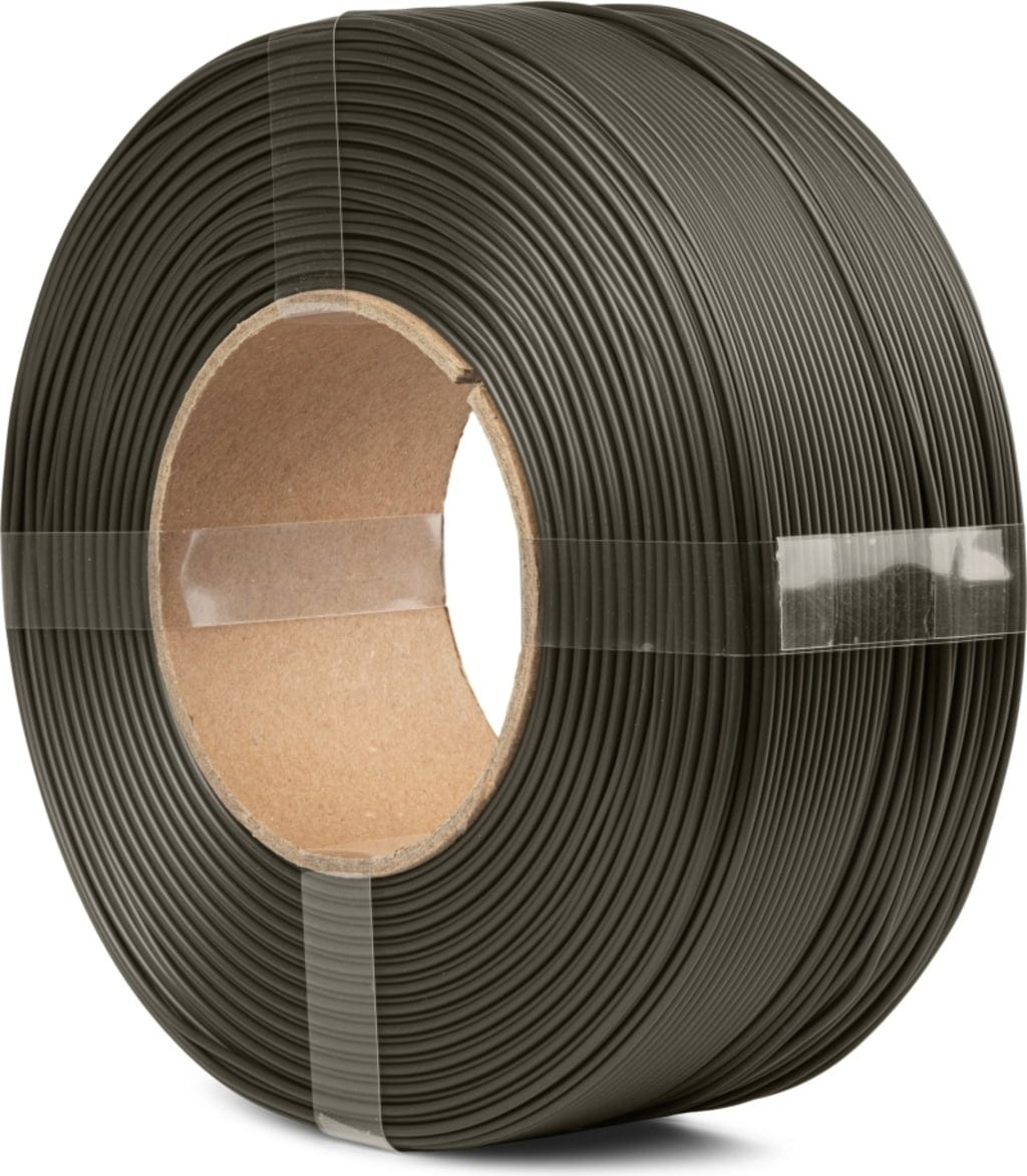 The Filament  Refill PLA Matte Military Olive, 1,75 mm / 1000 g    Mattes PLA ohne Spule für funktionale & dekorative Anwendungen in Military Olive
