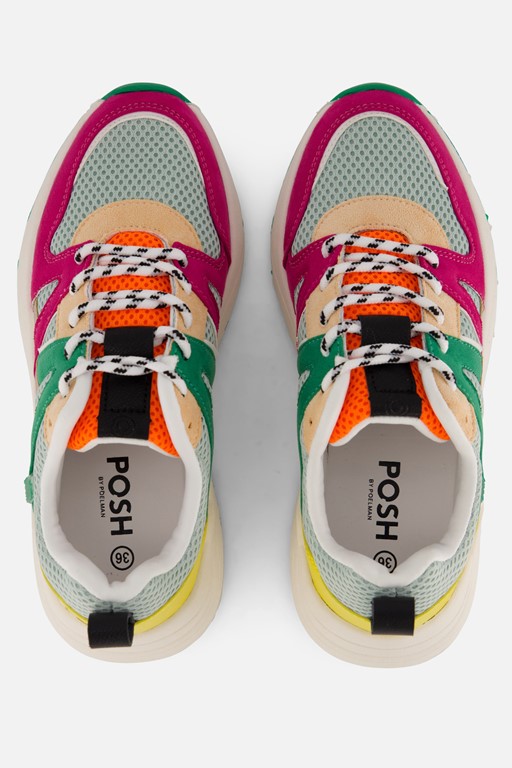 POSH by Poelman Sneakers groen Synthetisch