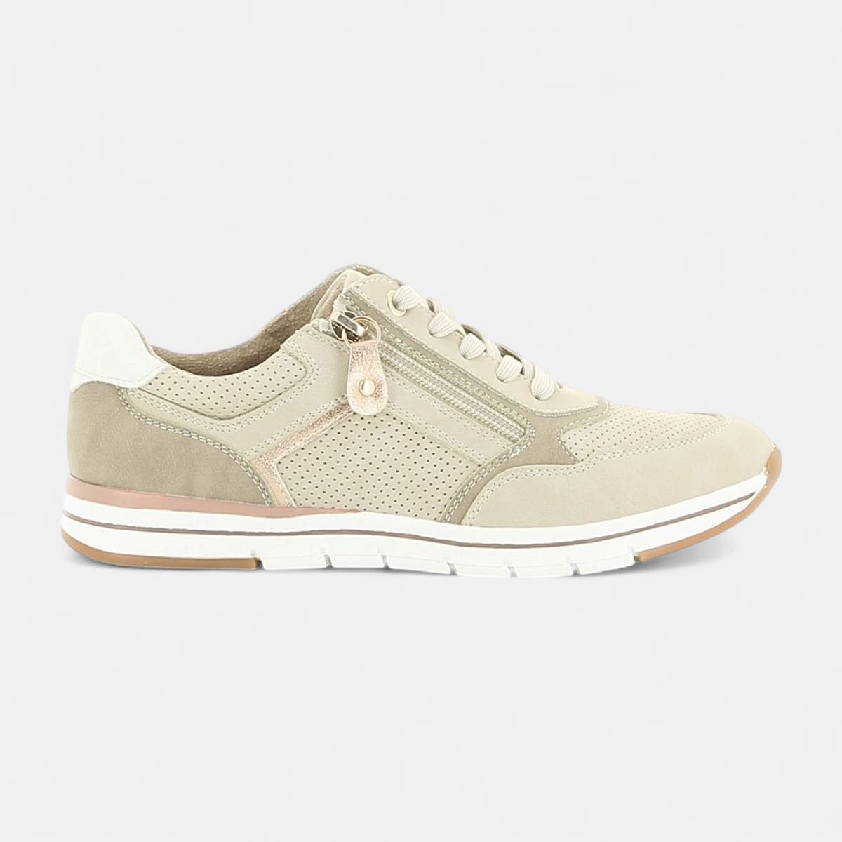 Baskets basses Femme taupe