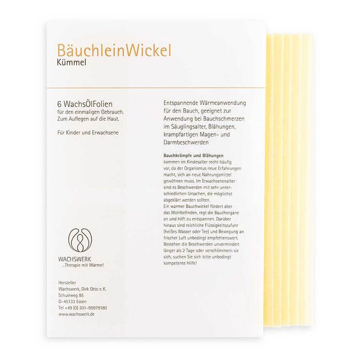 Bäuchlein Wickel Kümmel 0,5% Wachswerk, 6 St
