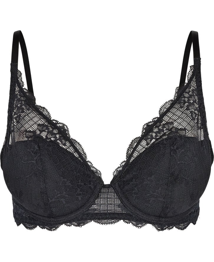 Simone Pérèle TRIANGLE PUSH UP BRA Sort