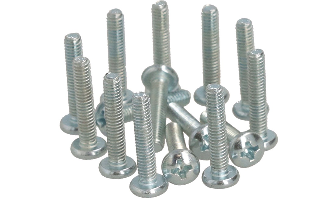 Maskinskruer PH M4x20 mm - 15 stk.