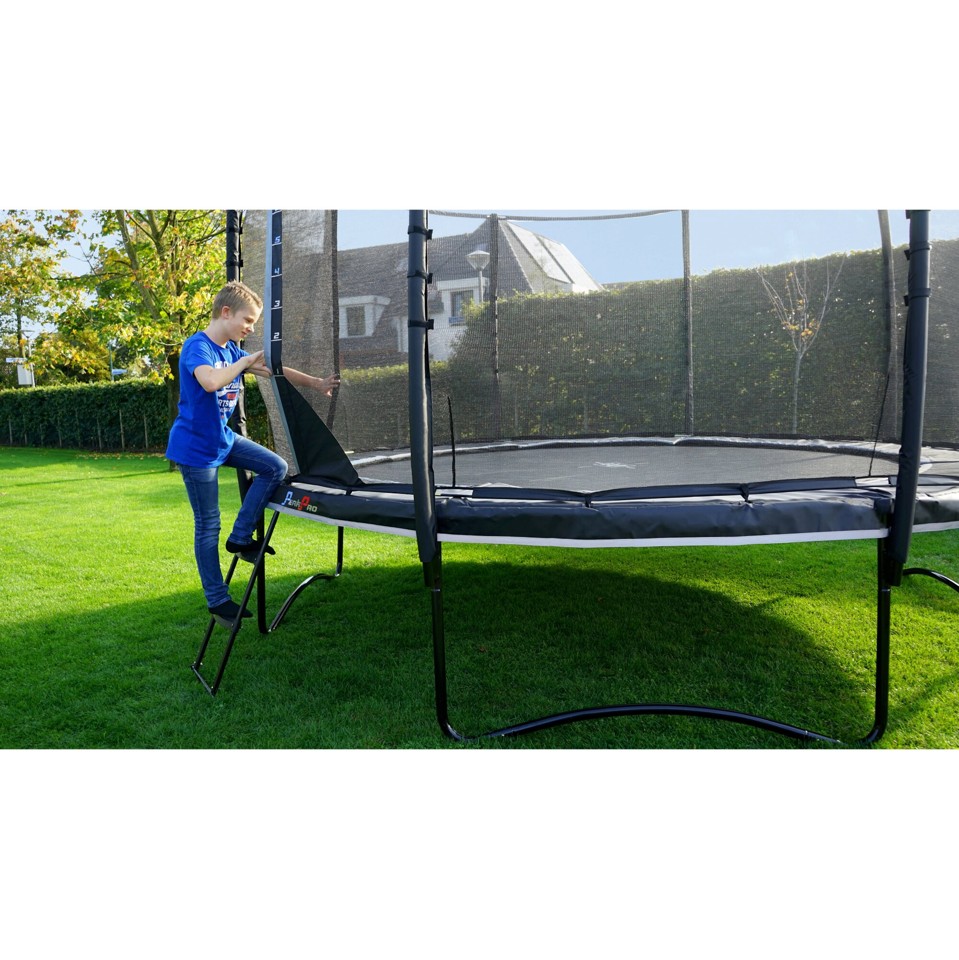 EXIT - PeakPro Trampolin 427 cm - Sort