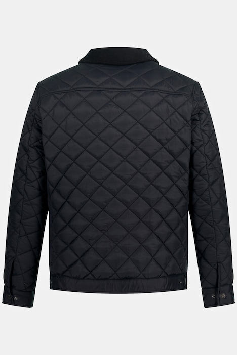 Steppjacke, Cordkragen, Zipper