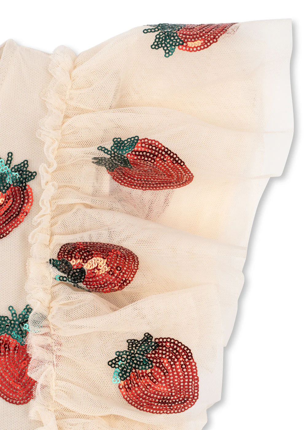 Yvonne kjole - strawberry - 2Y