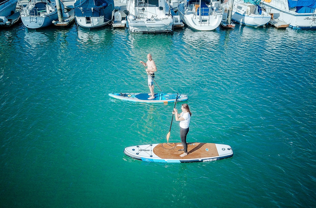 SUP-Kurs in Südfrankreich