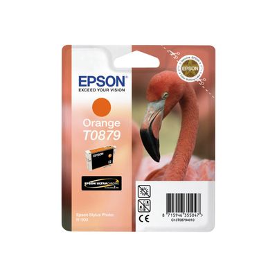 Epson T0879 Flamant rose - Orange - cartouche d'encre originale