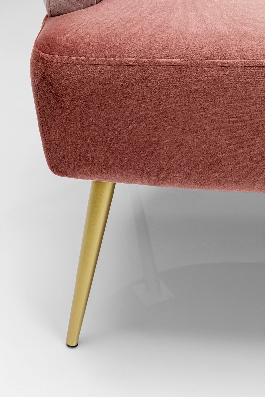 KARE DESIGN Sofa SANDWICH 125 x 64 cm rosa