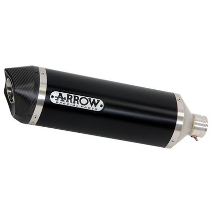 Silencieux Arrow Alu noir Race-tech embout carbone