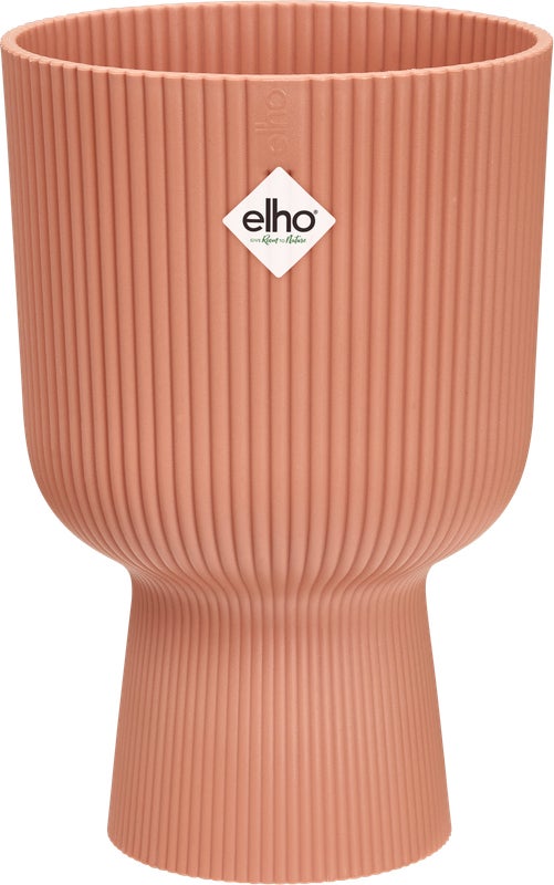 Elho bloempot op voet Vibes roze D 13,9 H 21 cm