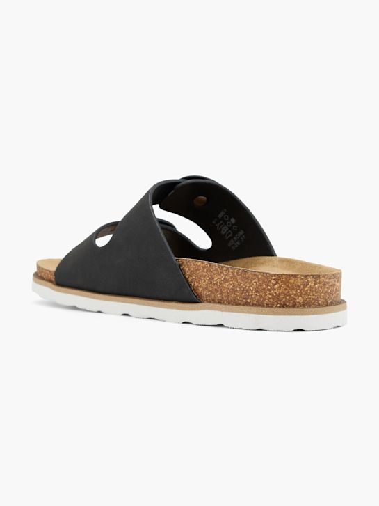 ESPRIT Tieffussbett-Pantolette Schwarz